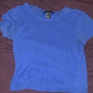 Forever 21 crop top blue